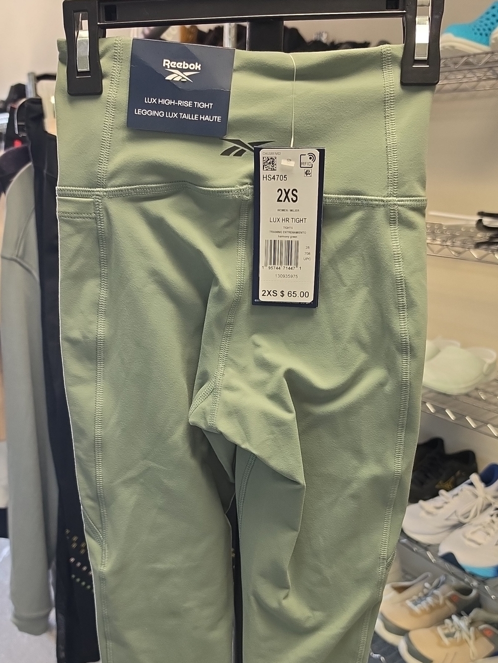 Reebok Kids Lux High-Rise Leggings - Sage